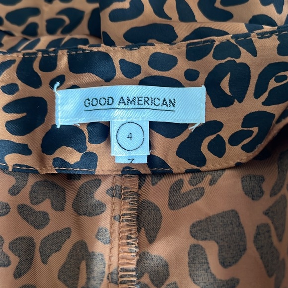 Good American Leopard Wrap Mini Skirt - Picture 7 of 7